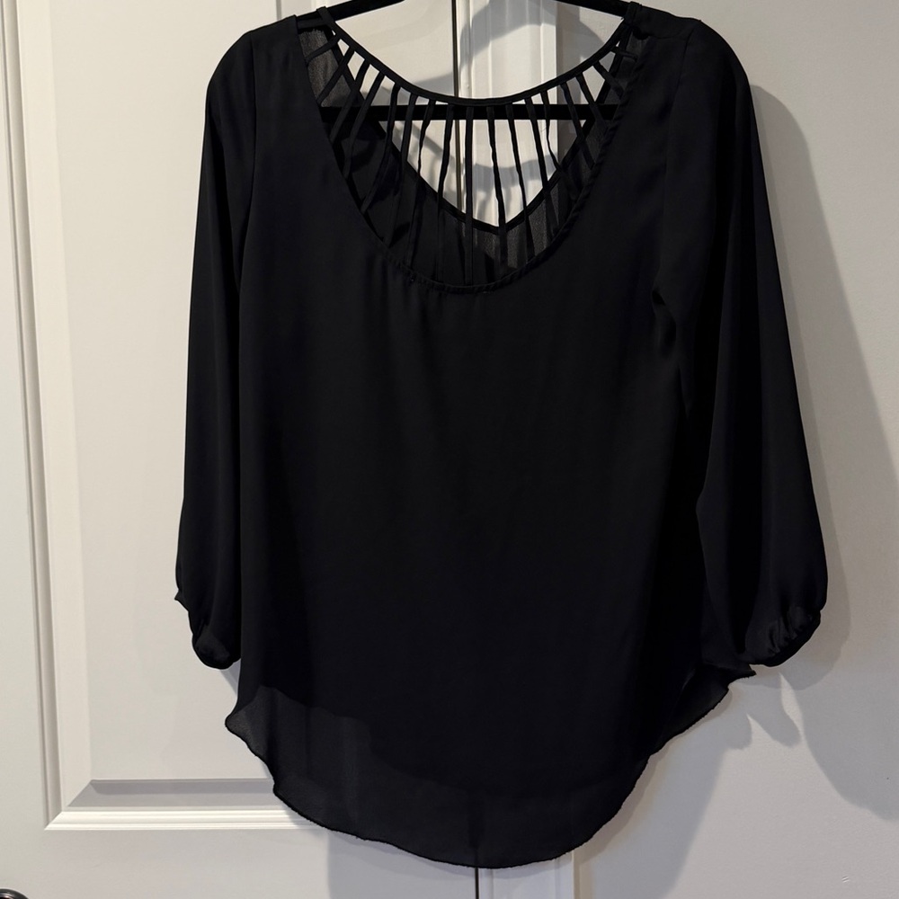 Philosophy Black Blouse - Small - image 2